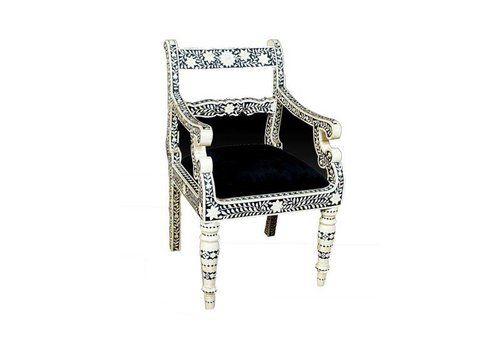 Decorative Bone Inlay Chair