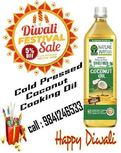Diwali Special Offer - Cold Pressed Coconut Cooking Oil