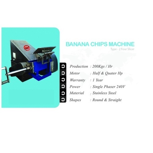 Less Maintenance Banana Chips Machine