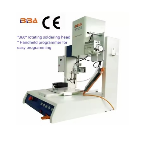 High Productivity Top Quality Double System Soldering Machine (Desktop Type) - Dimension (L*W*H): 500*550*750 Millimeter (Mm)