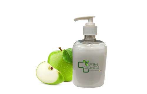 White Urban Organics Hand Wash Green Apple