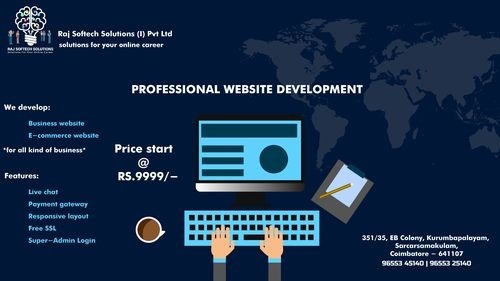 Professional Web Development Service By Raj Softech Solutions India Pvt Ltd.