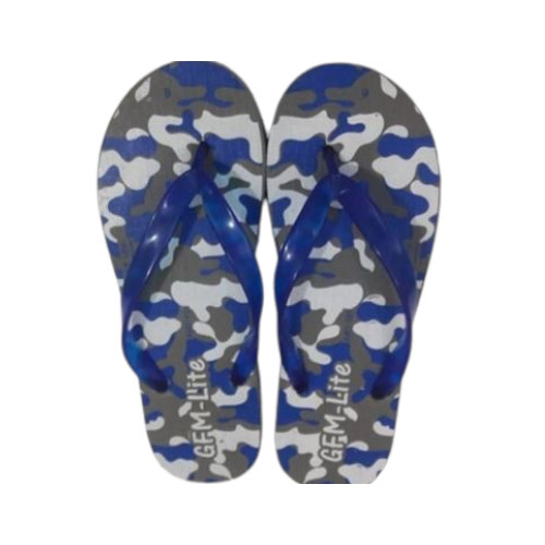 Printed Rubber Hawai Chappal - Color: Mix