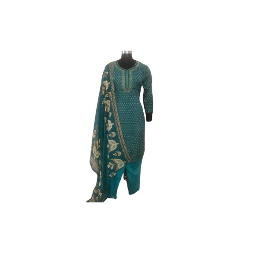 Ladies Green Printed Salwar Suit