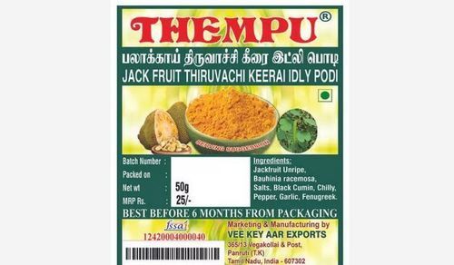 Thiruvachi Leaves Jack Fruit Chutney Powder