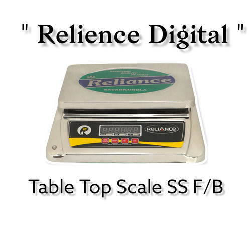 Table Top Digital Weighing Scale - High Accuracy, Digital Display, Elegant White Design