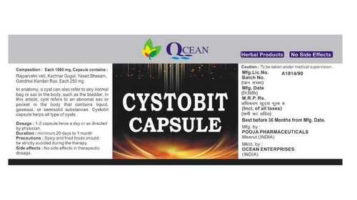 Anti Herbal Cystobit Capsule For Cyst Health Supplements