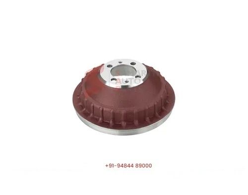 Red Auto Three Wheeler Brake Drum