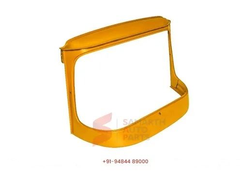 Yellow Three Wheeler Auto Glass Frame