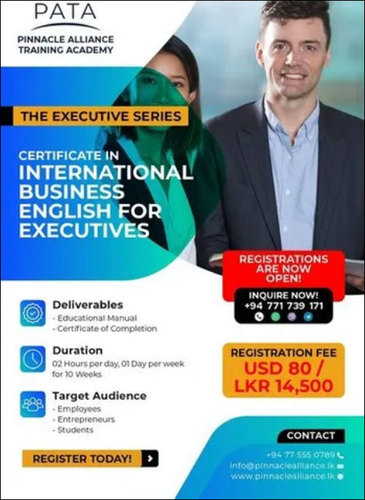Certificate In International Business English For Executives (Online) By Pinnacle Alliance Training Academy
