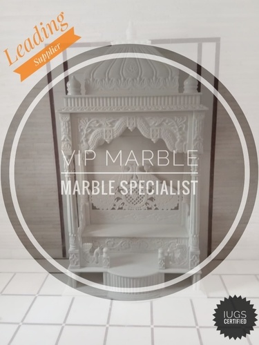 Handcrafted White Marble Temple - Feature: Eco-Friendly