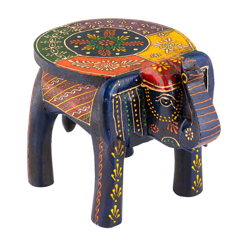 Various Colors Are Available Designer Handicraft Elephant Stool