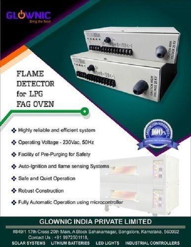 Flame Detector Deck Oven Controller