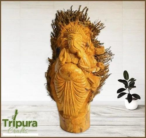 Original Handcrafted Root Ganesha