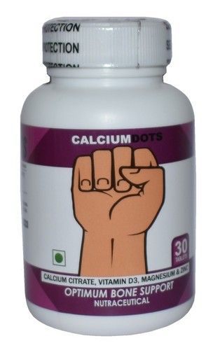 Calcium Tablets With Vitamin D3, Magnesium And Zinc Ingredients: Maize Starch