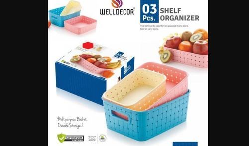 Optional Plastic Kitchen Shelf Organizer