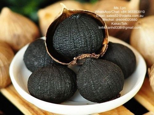 100% Organic High Quality Fermented Black Garlic Single Clove Healthy Food Anti Cancer OEM ODM 