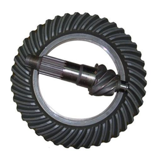 Crown Wheel Pinion Gear - Powder Coated, Round Shape, Grey Color, Available In Different Sizes | Long Life, Smooth Running