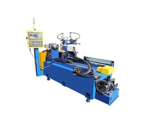Hydraulic Gas Cylinder Rolling Machine - 1-12 kW Electric Power 5 Year Warranty | Gear-Based Operation Automatic Up/Down Position Auto Timer Galvanized Finish