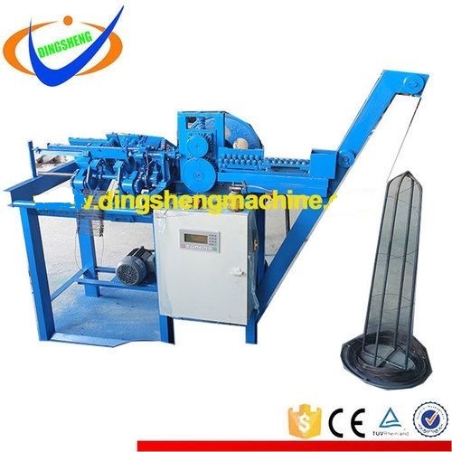 Green And Blue Automatic Welding Double Loop Tie Wire Machine