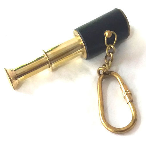 Customized Brass Nautical Telescope Key Chain