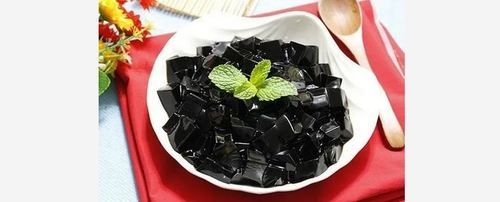 Black Color Grass Jelly