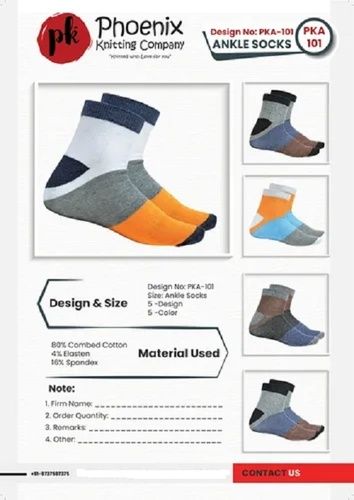 Multi-Color Ankle Socks