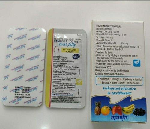 Kamagra 100mg Jelly Oral Sachets Health Supplements at Best Price