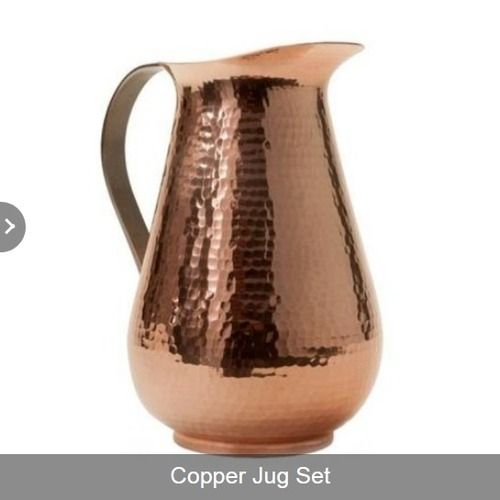 Hammered Mughal Copper Jug