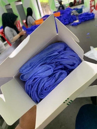 परीक्षा के लिए Vglove and Ansell Edge लेटेक्स डिस्पोजेबल प्रोटेक्टी