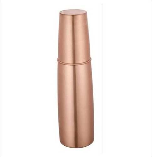 Plain Copper Glass Bottle Set