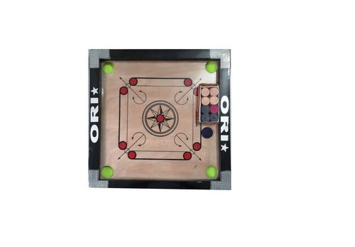 Wooden Carrom Board - 20x20 Inches | Durable, Termite Resistant, Affordable Indoor Game for 2-4 Players