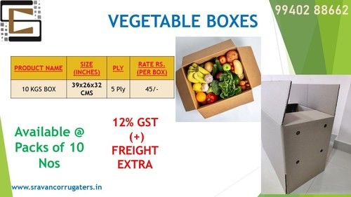 10 Kgs Mangoes Vegetable Boxes