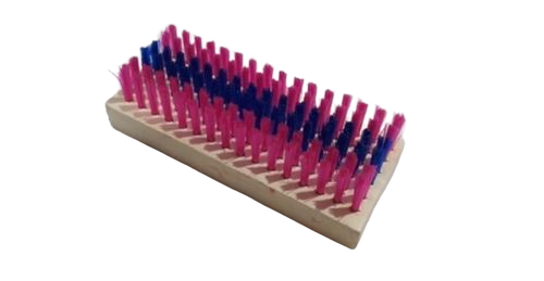 Household Cloth Washing Wooden Brush - Color: Multicolor
