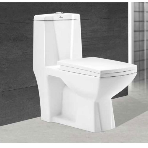 White Washdown One Piece Closet - Feature: Premium Grade