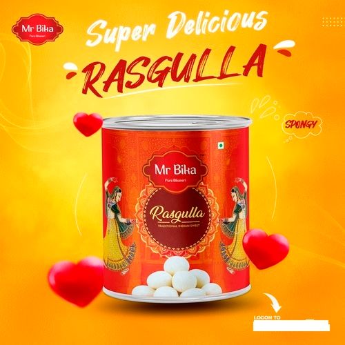 Mr Bika Premium Spongy Rasgulla Grade: Food Grade