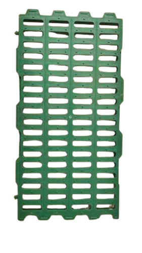 Goat Farming Floor Slate - UV Treated, 2x1 ft Size, Green Color, 45 mm Thickness | Supports 100 kg Animals, 400 kg Breakdown Weight Capacity