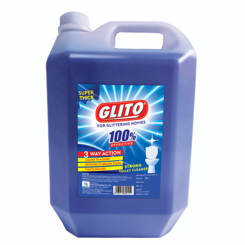 5 Liter 100% Effective Glito Strong Toilet Cleaner with 3 Way Action