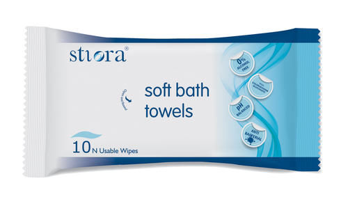 Stiora Lint Free Non Woven (Wet) Soft Bath Wipes