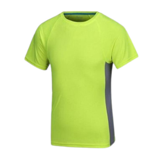 Mens Polyester Round Collar T-Shirts