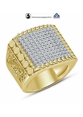 100 Man Gold Ring For Men, 50 G at Rs 15000/piece in Ambala | ID:  2852983936597