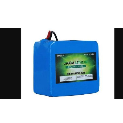 Okaya 12.5 Ah Solar Lithium Battery - Battery Capacity: <30Ah