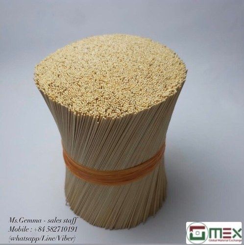 Natural Round Bamboo Stick Grade Aaa Diameter: 1.2Mm ; 1.3Mm Millimeter (Mm)