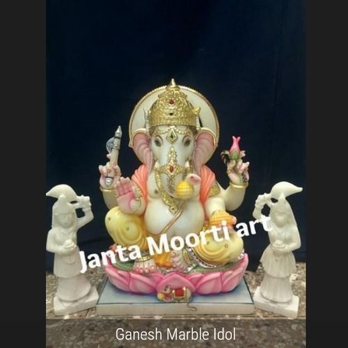 marble ganesha statue