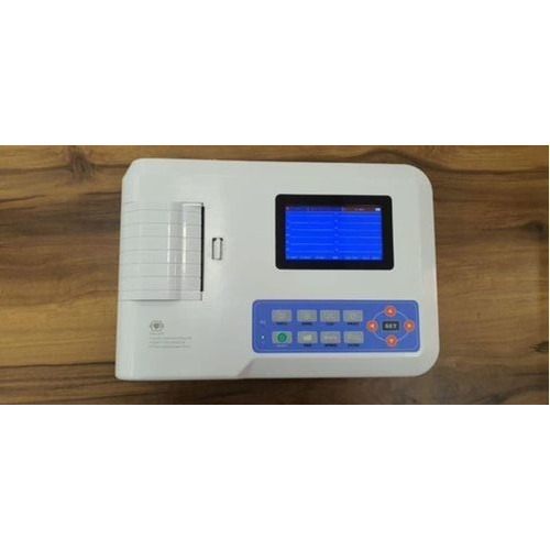 Automatic 6 Channel Ecg Machine - Color: White