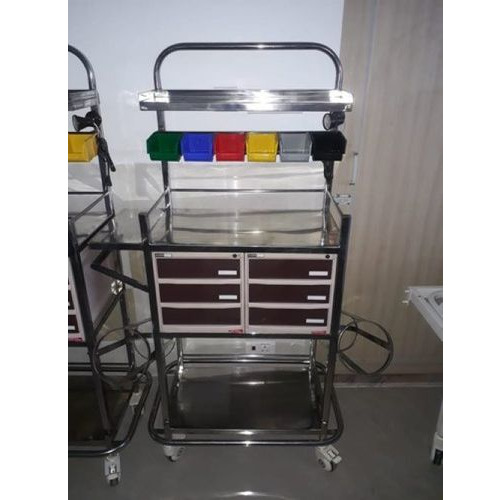 Hospital Crash Cart Trolley - Feature: Eco-Friendly