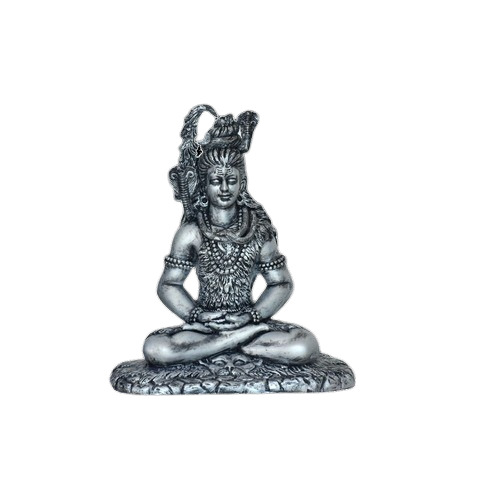 Lord Shiv Ji Silver Statue