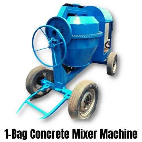 Steel 1 Bag Concrete Mixer Machine For Construction Work