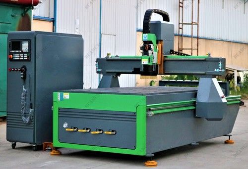 Green Cnc Wood Router Machine