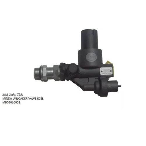 Minda Unloader Valve Tractor Part - Color: Black